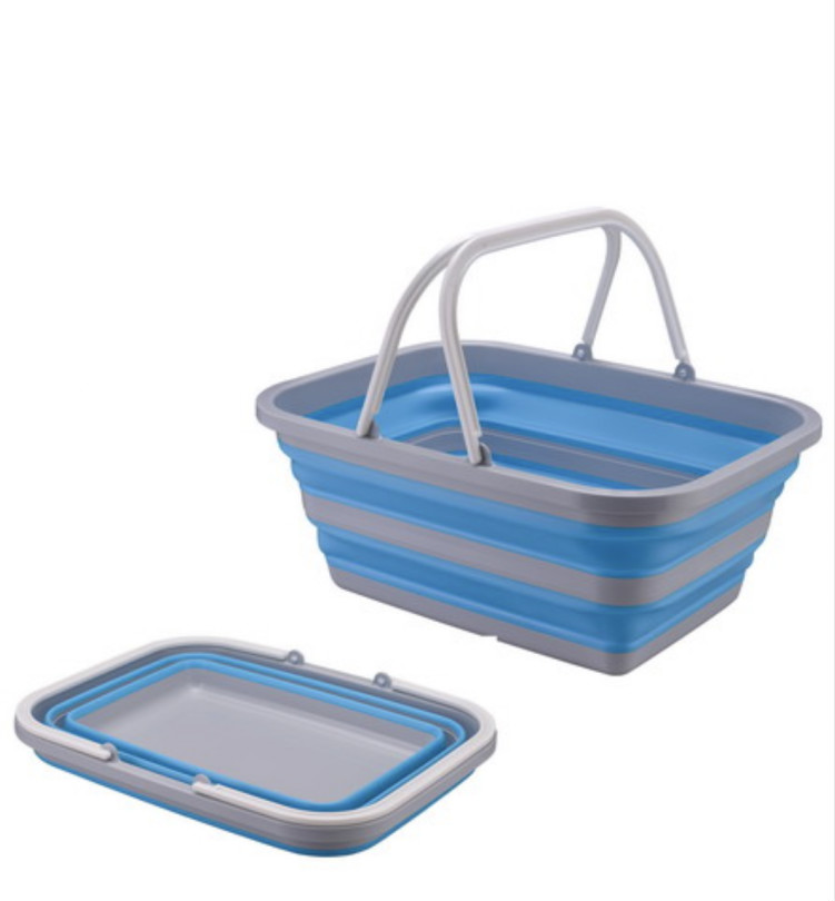 Foldable shopping basket