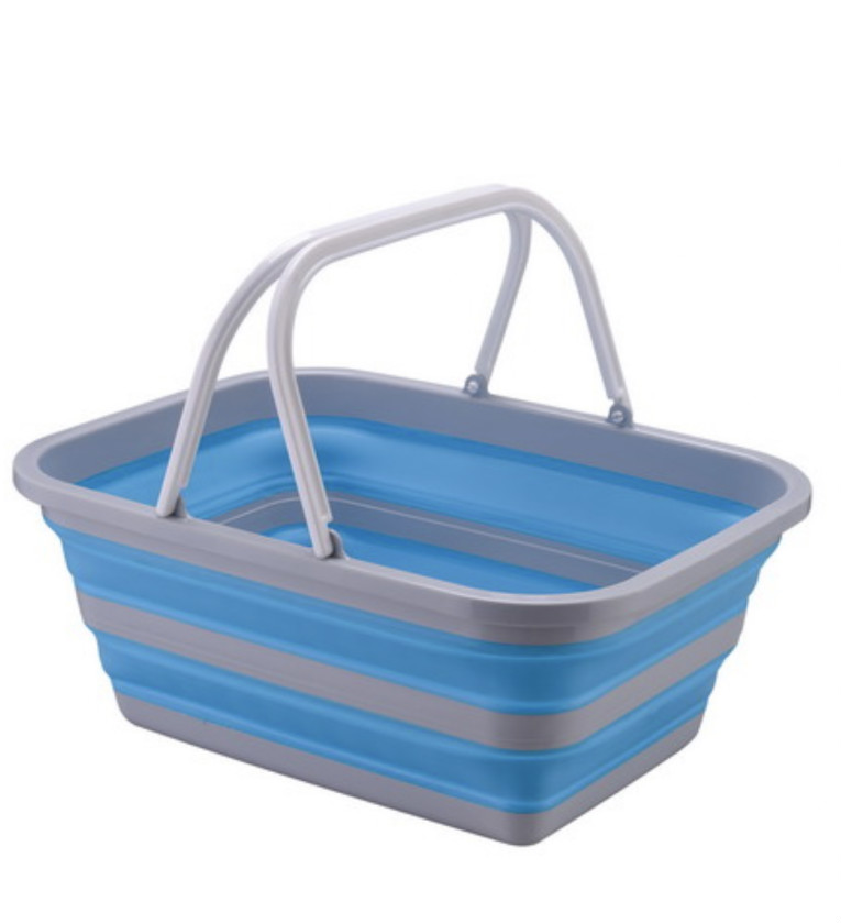 Foldable shopping basket