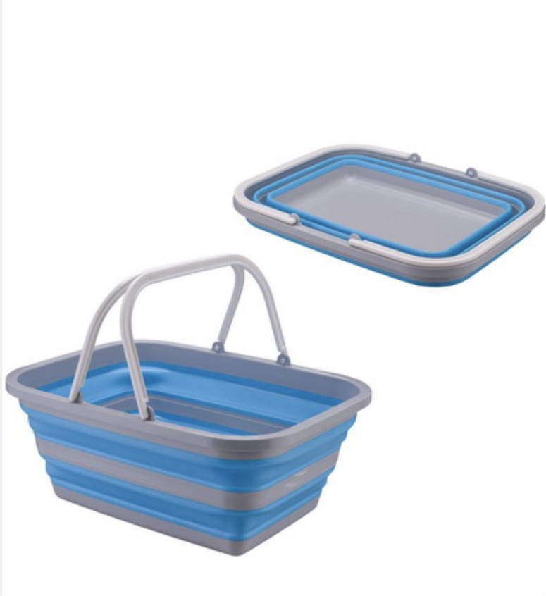 Foldable shopping basket