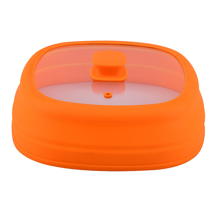 Silicone glass lid